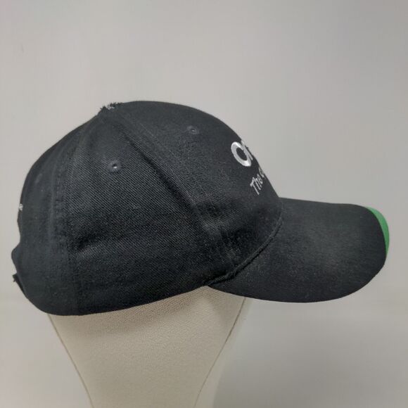Onan the Quiet One Men's Strapback Hat Black Green Embroidered Logo - Picture 4 of 8